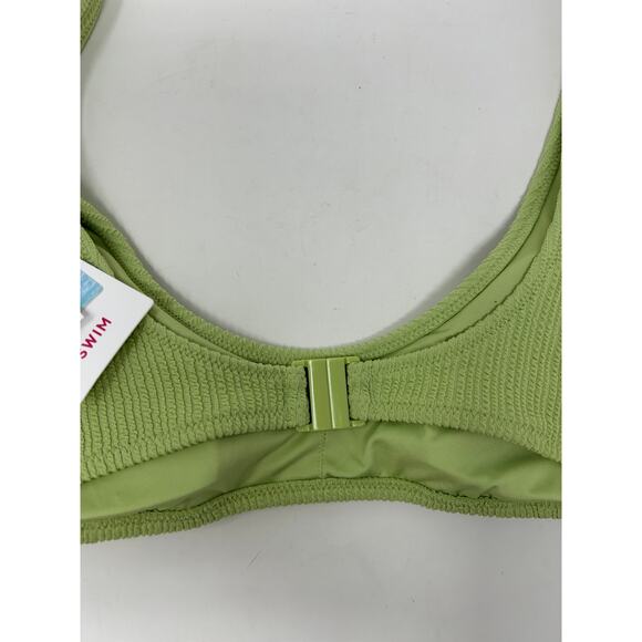 Roxy Aruba Bralette Bikini Top, NWT Size Large Green - Picture 7 of 9